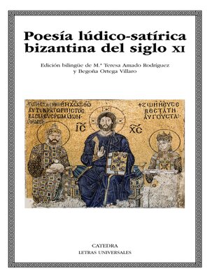 cover image of Poesía lúdico-satírica bizantina del siglo XI